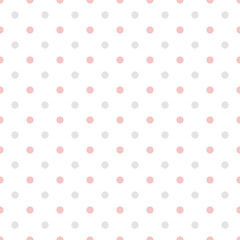 Seamless Polka Dot Pattern Background