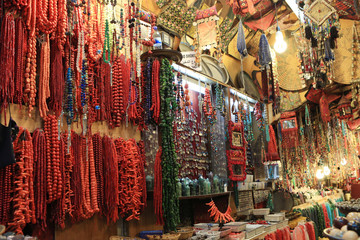 Gift shop in the Arab market in Old City  Jerusalem