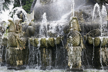 house and grounds  estate of witley court stately home uk