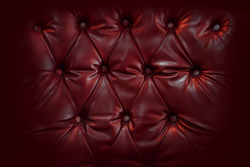 Close up retro chesterfield style, capitone textile background