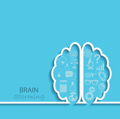 Brainstorm concept, vector.