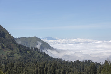 General landscape around Mt Bromo, Indonesia