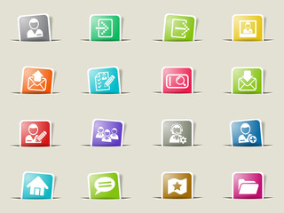 accaunt icon set