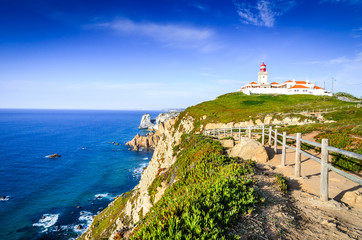 Fototapeta na wymiar Cabo da Roca, Portugal - Atlantic Ocean