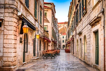 Foto op Canvas Dubrovnik, Croatia - Stradum © ecstk22
