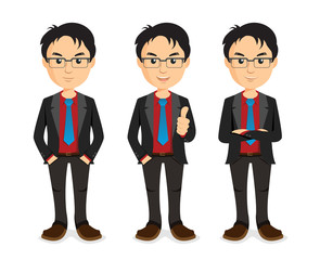 business man arms crossed