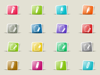 edit icon set