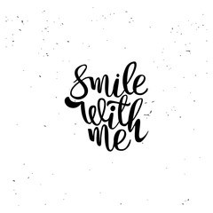 Smile with me vector element