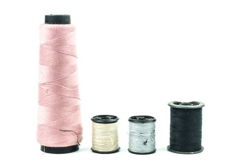 Thread  isolated on white background