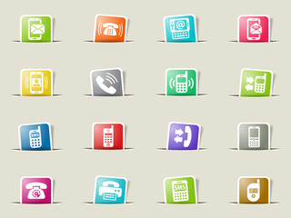 phone icon set