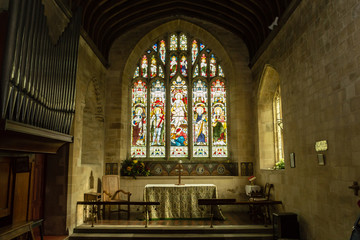 Fototapeta premium St Michael Church Altar Stained Glass