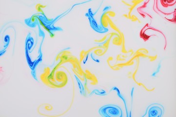 Colorful ink background