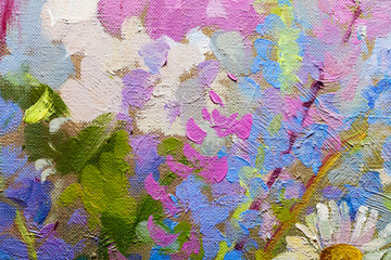 abstract oil paint texture on canvas, background