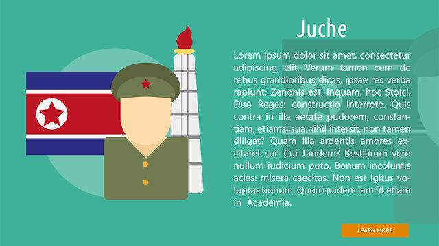 Juche Conceptual Banner