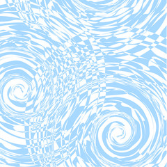 абстрактные водные круги, векторная иллюстрация