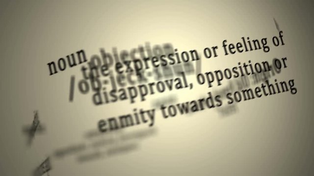 Definition: Objection