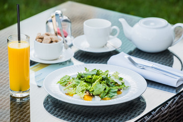 breakfast on the terrace