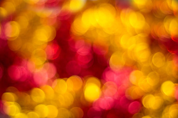 Christmas background. Festive abstract with bokeh defocused lights