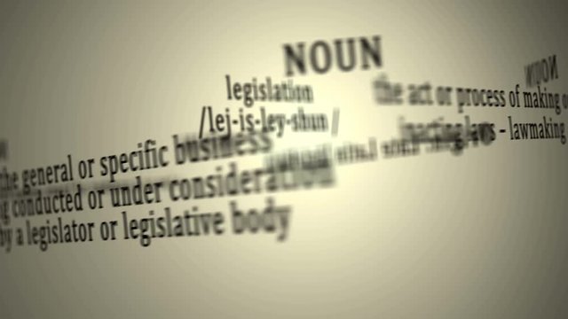 Definition: Legislation