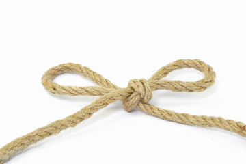 Rope with knot