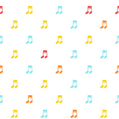 colored note pattern