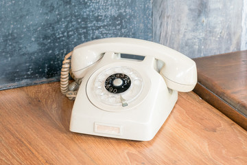 Classic vintage telephone
