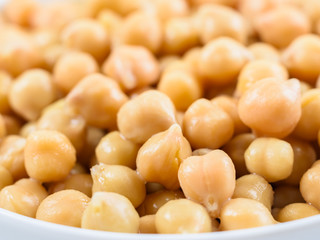 Pile Of Chickpeas Closeup