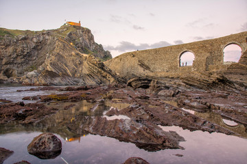 reflections at san juan gaztelugatxe 