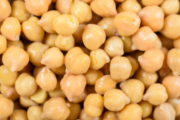 Pile Of Chickpeas Closeup