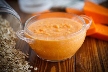 porridge cooked with pumpkin