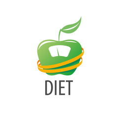 vector logo for diet