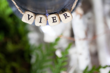 Vierter Advent Dekoration