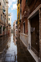 typical Venice calle