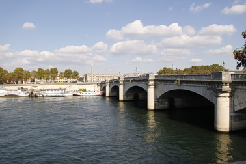 Fototapeta premium Pont de la Concorde sur la Seine à Paris