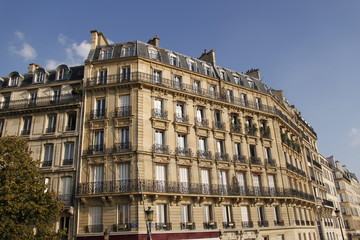 Naklejka premium Immeuble ancien à Paris