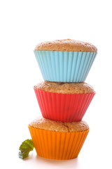 sweet muffins stuffed with cherries