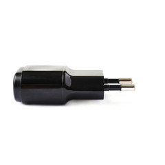 Usb adapter charger isolated over the white background