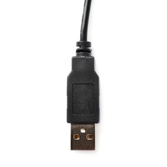 USB cable isolated over white background