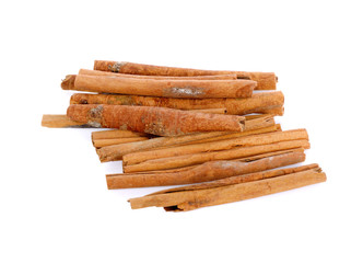 cinnamon isolated  on white background
