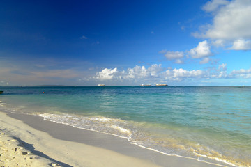 Fototapeta na wymiar Beautiful holiday on the island of Saipan. The beautiful island of Saipan.
