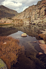 Beautiful mountain lake in Spain (Pyreness)
