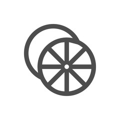 Obraz premium vector lemon icon symbol linear