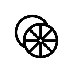 Obraz premium vector lemon icon symbol linear