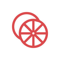 vector lemon icon symbol linear