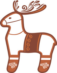 Reindeer. Christmas gingerbread