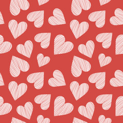 Hearts Seamless Background