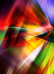 Abstract background in red, green, yellow and purple colors