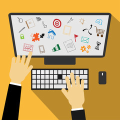 Business plan vector