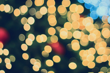 christmas bokeh light abstract background