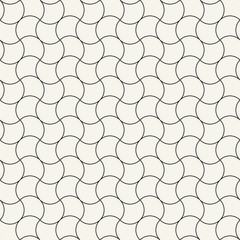 Abstract geometric black and white graphic design print pattern